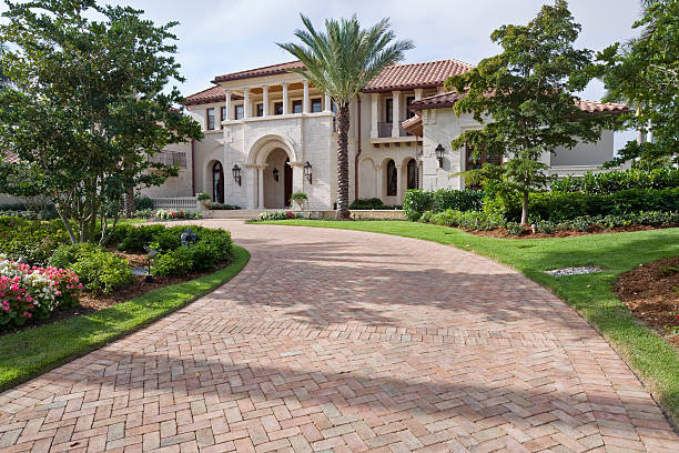 Residential Paver Driveway in Northville, MI